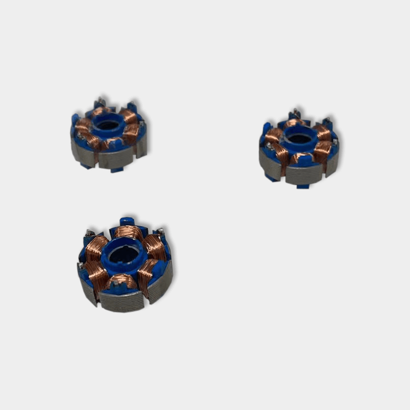 Micro Motor Stator / Copper+PBT Material Metal Precision Stamping Parts